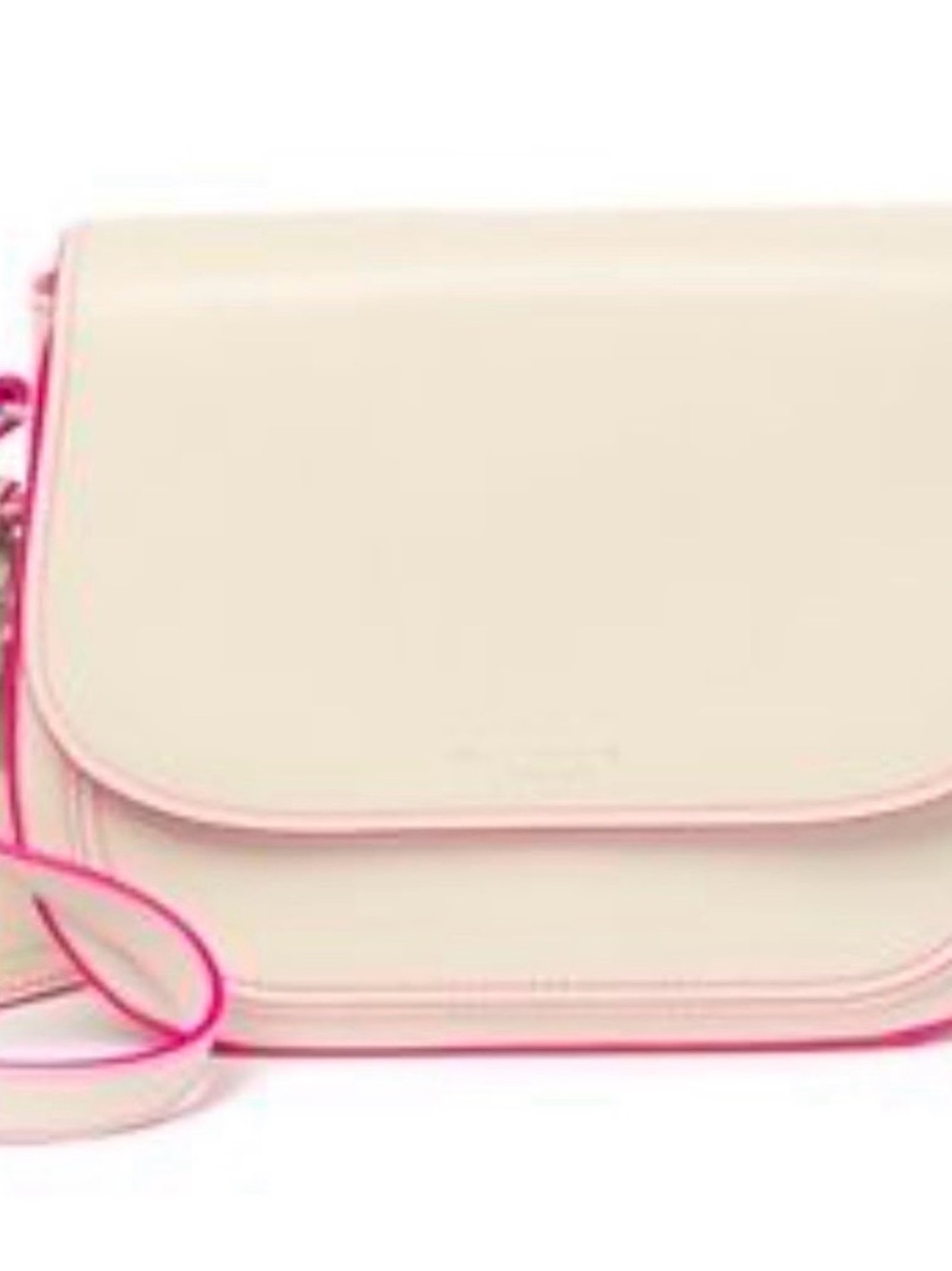 Marc Jacobs crossbody with White Panels and Hot Pink Trim